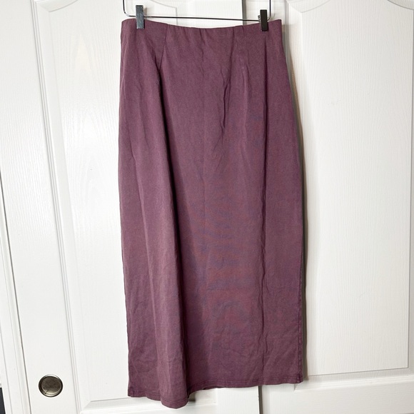 NWT - Z SUPPLY SHILO COCOA BERRY KNIT SKIRT Size Large - Picture 6 of 10